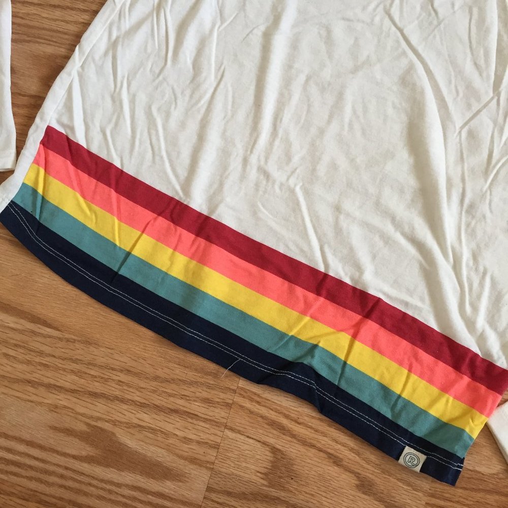MARINE LAYER RE-SPUN STRIPE L/S CREW SHIRT S M L - Picture 4 of 9